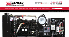 Desktop Screenshot of gensetservices.com